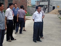 河源市科协到连平县检查市县共建科普示范基地工作