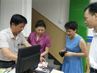 河源市科协到源城区检查市县科协共建镇(街道)、村(社区)、基地工作