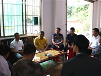 肇庆市科协领导到江屯镇水月村开展扶贫工作调研