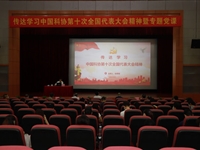 东莞市科协系统传达学习贯彻中国科协第十次全国代表大会精神会议召开