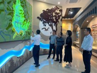 云浮罗定市科协调研罗定金银湖国家湿地公园