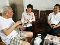 茂名市中医药学会理事长黄小平一行到电白区调研