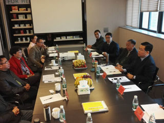 省科协领导会见美国中国留学人员创业协会副会长霍玉书教授团队一行