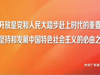 习近平总书记视察广东重要讲话精神宣传标语