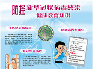 新型冠状病毒肺炎宣传画公众版