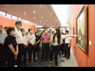省科协组织参观“广东省庆祝中国共产党成立100周年美术作品展”