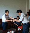 惠城区科协慰问复员退伍军人