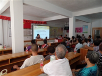 江门市江海区科协在文昌沙社区联合举办健康讲座