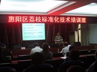 惠州市惠阳区举办荔枝标准化生产培训班