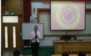 中科院老科学家科普演讲团团长莅临君兰中学讲学