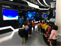河源市科技馆接待快乐童年幼儿园师生到馆参观