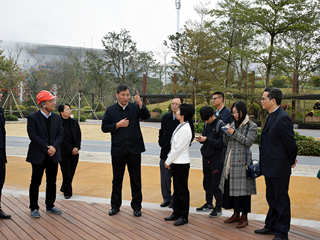 省科协领导实地考察佛山首个环保科普小镇建设