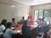 肇庆市科协调研社区科普场所建设工作