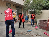 江门市江海区科协深入社区开展爱国卫生运动