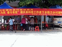 肇庆市德庆县乡镇（街道）科协开展科普活动
