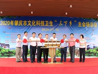 2020年肇庆市文化科技卫生“三下乡”主会场活动在怀集县举行
