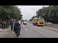 茂名市公路工程学会举办道路清扫车现场演示会