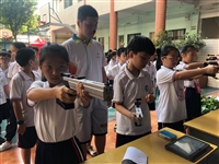 潮州市光电射击协会、湘桥区振德街小学联合举办光电射击进校园科普体验活动