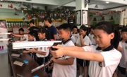 潮州市科协、潮州市光电射击协会举办2021年全国科普日光电射击进校园科普体验活动