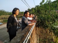 云浮罗定市科技局、市科协调研罗定动植物生态园