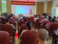 潮州市饶平县科协开展龙眼疏花疏果技术及效果观摩培训活动