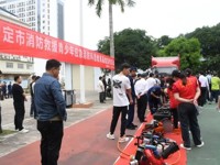 云浮市科协联合罗定市消防大队开展全民消防科普宣传活动