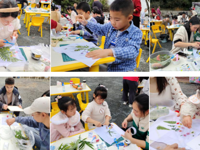 河源市连平县科协举办“李花压花，亲子拓印” 科普活动