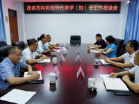 茂名市科协组织市直学（协）会召开工作座谈会