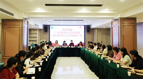 广东省护理学会一行到茂名市护理学会开展调研指导工作